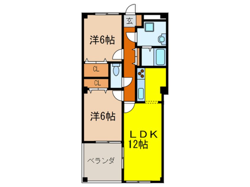 間取図 ライフコ－ト桜