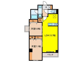 間取図 ガーデンコートＡ　西高島平