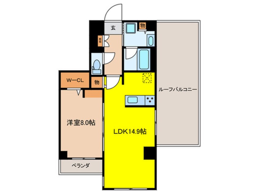 間取図 ガーデンコートＡ　西高島平