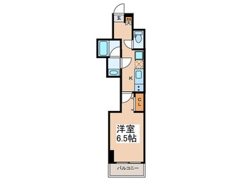 間取図 ｼﾞｪﾉｳﾞｨｱ御徒町ｽｶｲｶﾞｰﾃﾞﾝ（802）