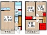 Pear Park　A棟 3LDKの間取り
