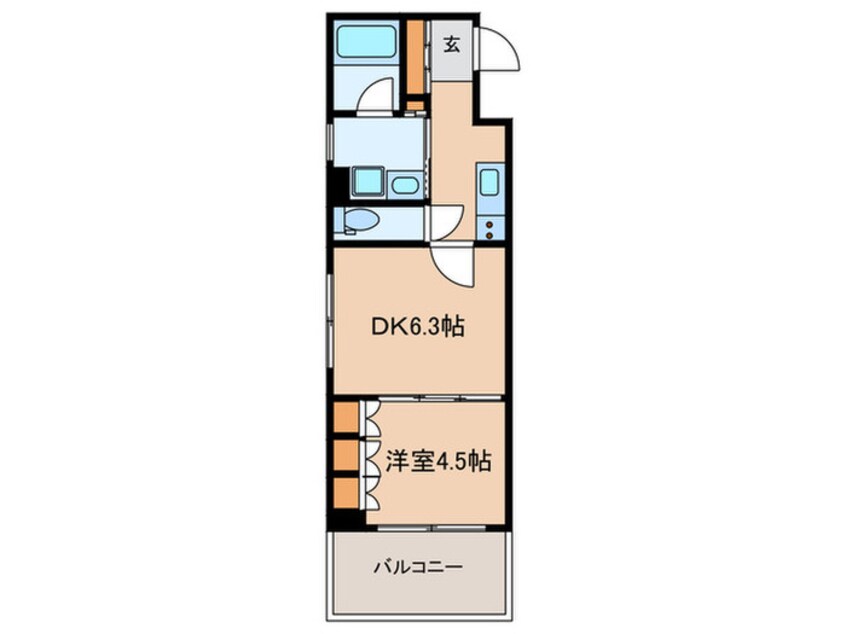 間取図 ラクラス四谷