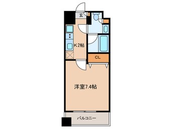 間取図 ﾚｼﾞﾃﾞｨｱ四谷三丁目