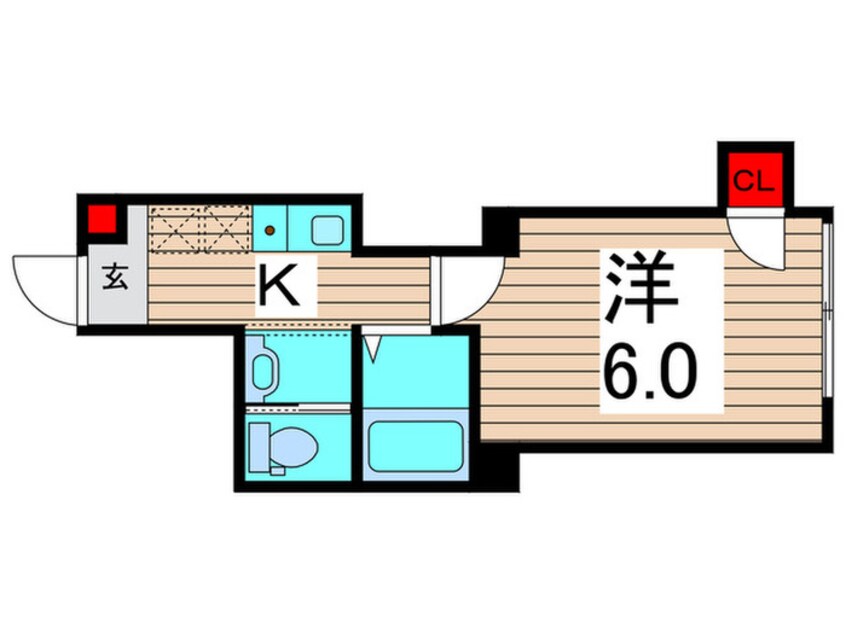 間取図 グランドール亀有Ⅵ