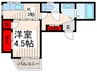 サンハイツ東 1Kの間取り