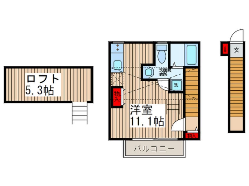 間取図 サンヴィアーレ北小金