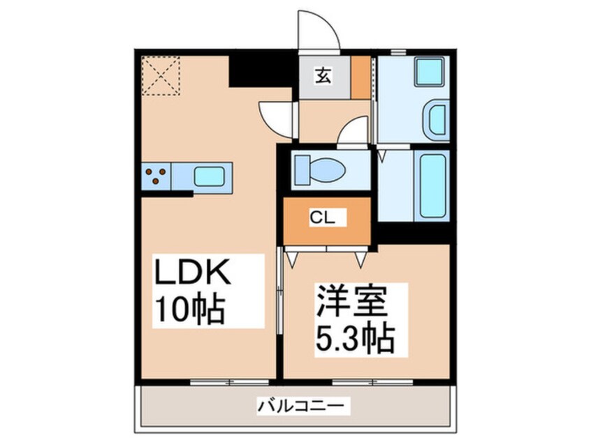 間取図 デュラカーサルシア河輪森