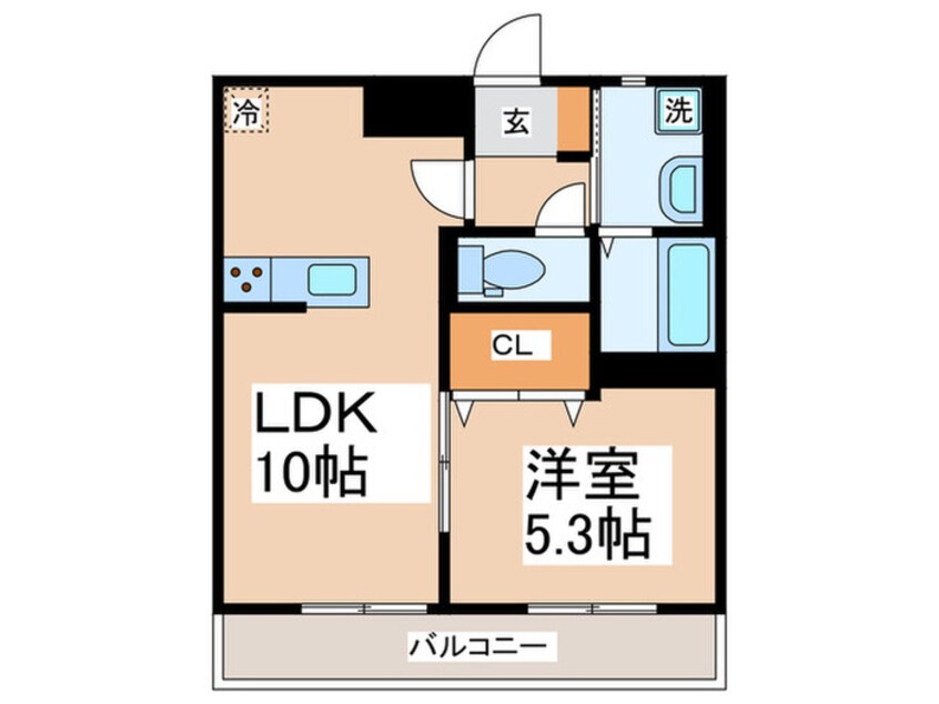 間取図 デュラカーサルシア河輪森