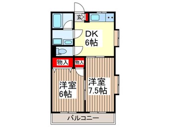 間取図 デュオグランＢ