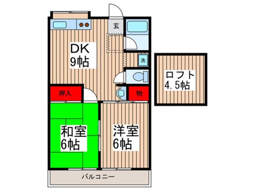 間取図 コ－ポ梅ノ木