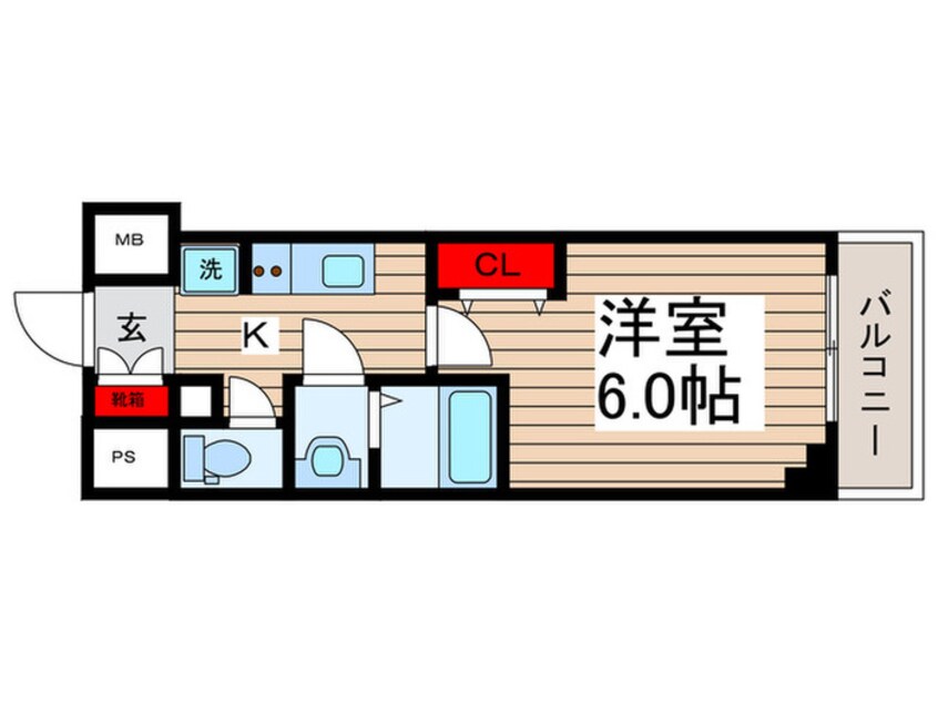 間取図 LIMERESIDENCEMINAMIGYOUTOKU