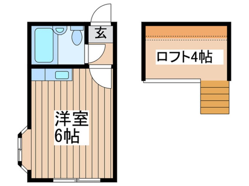 間取図 ６ホワイトハイツ石神井公園