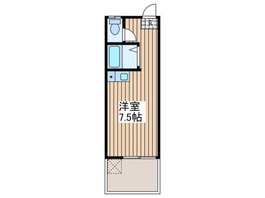 間取図 鵠沼ハイツ