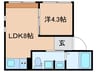 LOMIEC　OTOMEYAMA 1LDKの間取り