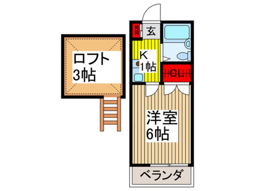 間取図 レオパレス西川口第１７