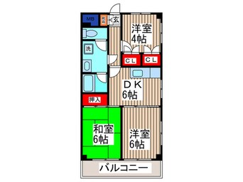 間取図 グランドハイツ野口