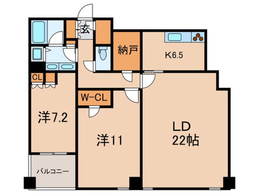 間取図 大井町ハイツ