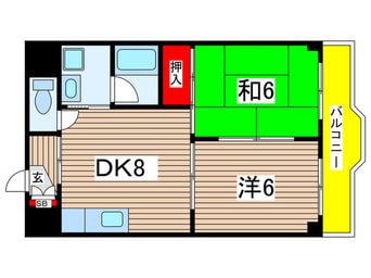 間取図 スカイハイツ・カマクラ