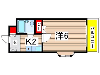 間取図 シティコスモ18