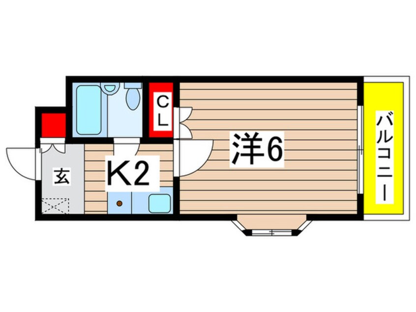 間取図 シティコスモ18