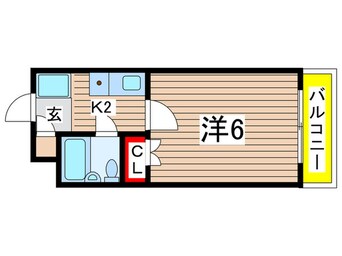 間取図 シティコスモ18