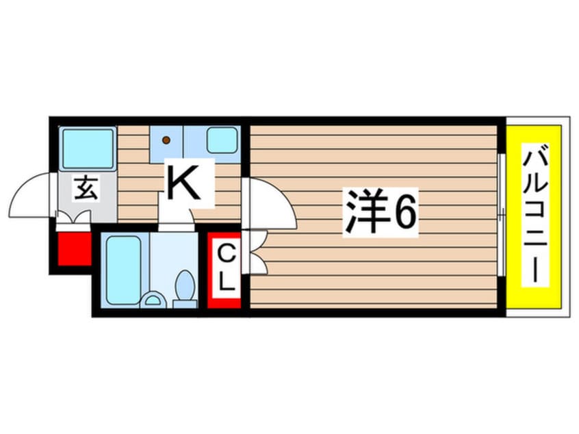 間取図 シティコスモ18