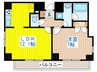 ステラア浜田山 1LDKの間取り