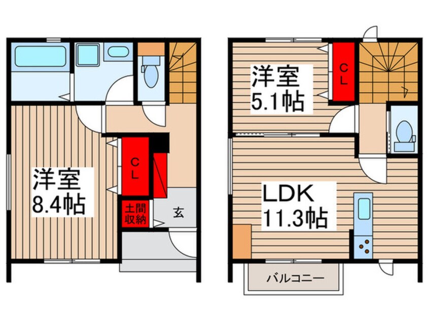 間取図 ドルチェ　ヴィラ