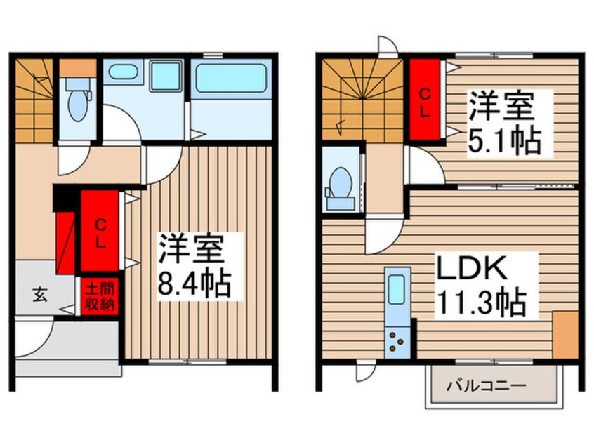 間取図 ドルチェ　ヴィラ