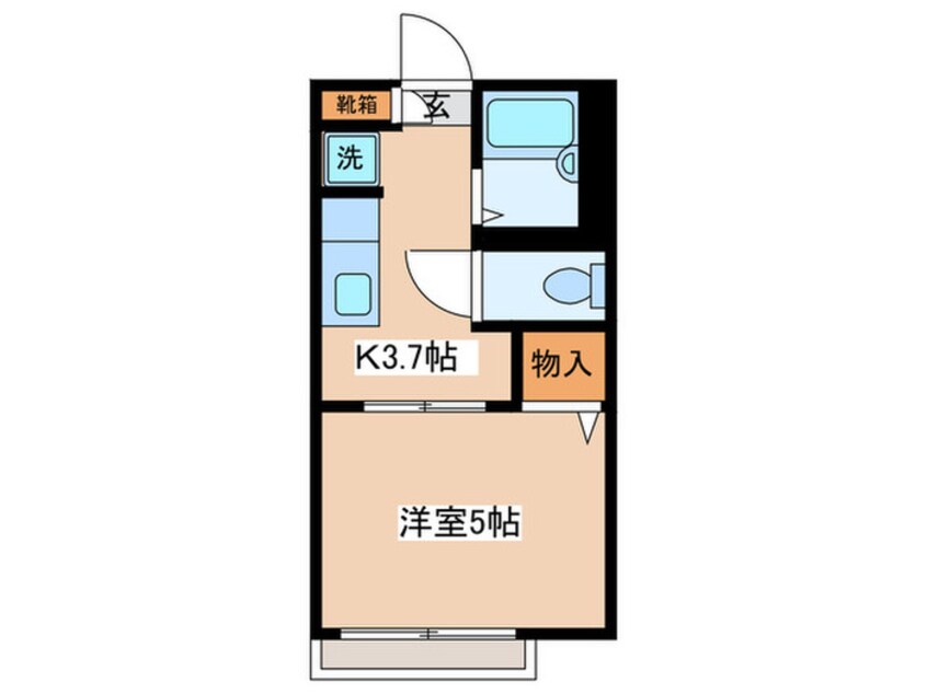 間取図 パールハイツ・ウエスト