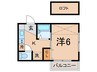 ピアトータス 1Kの間取り