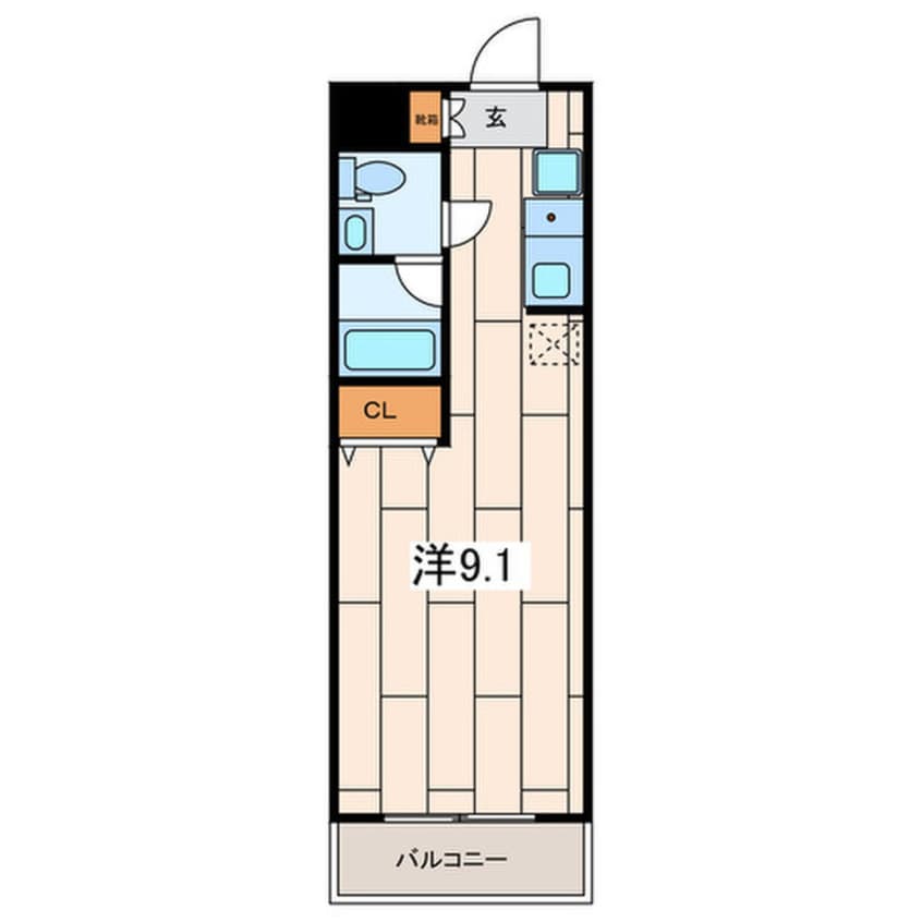 間取図 エムエーパレス日吉弐番館