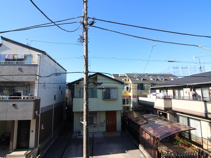 室内からの展望 エムエーパレス日吉弐番館
