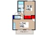 サンシティープラザ 1LDKの間取り