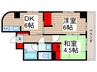 ｼﾞｭﾈﾊﾟﾚｽ松戸第９４ 2DKの間取り