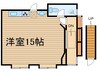 池田ハイツ　２０１ 1Rの間取り