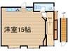 池田ハイツ　２０１ 1Rの間取り