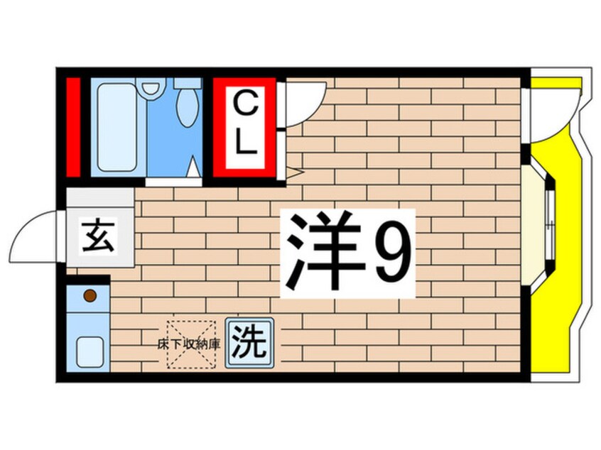 間取図 リブレ蒔田Ⅱ