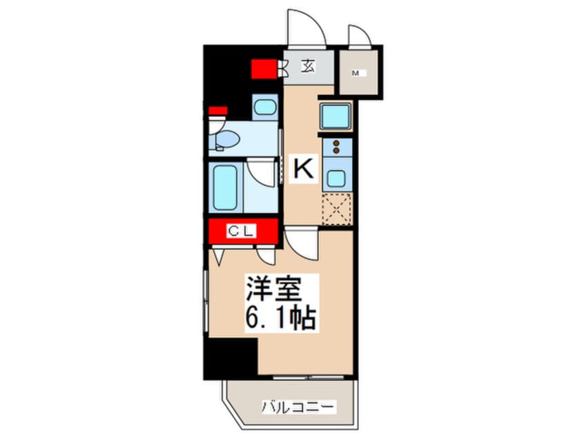 間取図 レジディア国立