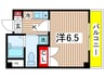 ロイヤルWAKO 1Kの間取り