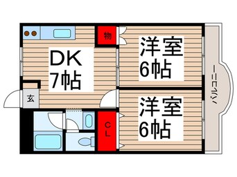 間取図 けやきマンション２