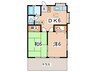 高橋コーポ 2DKの間取り