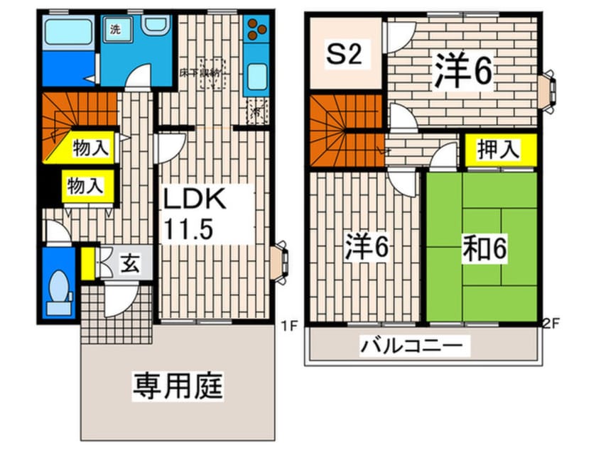 間取図 テラス津久井浜