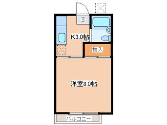 間取図 ハイツウメダ