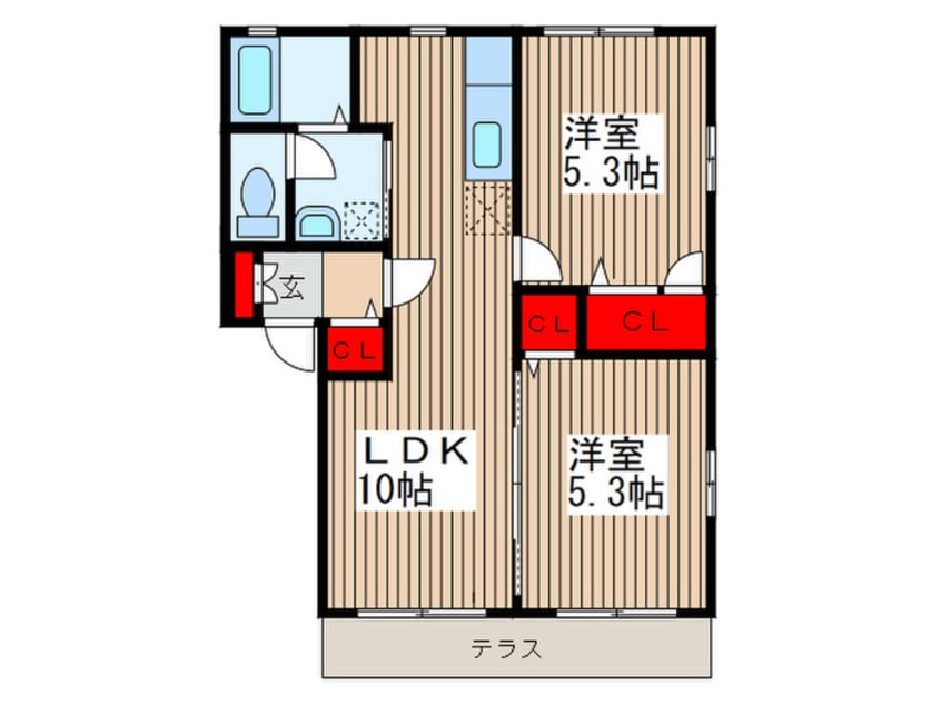 間取図 サンライズＣ