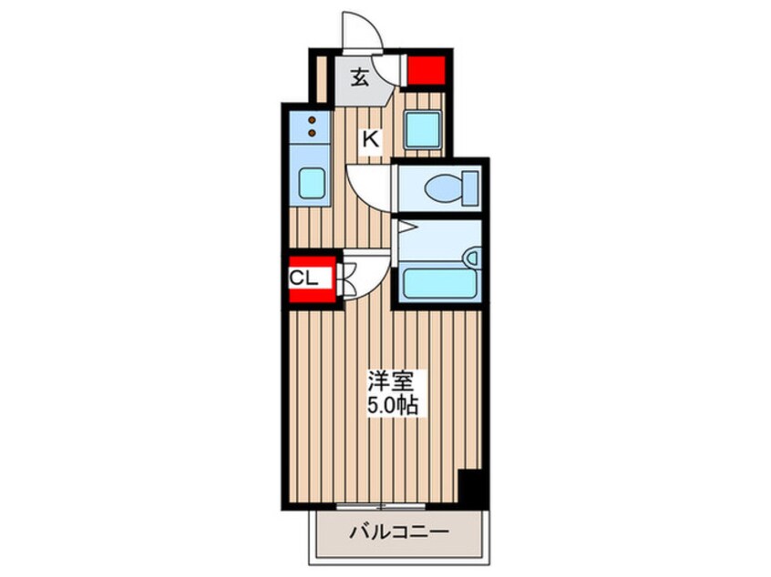 間取図 CLAREGRACE松戸