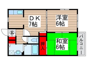 間取図 ラージヒル２