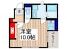 ゼアーズⅡ 1Rの間取り
