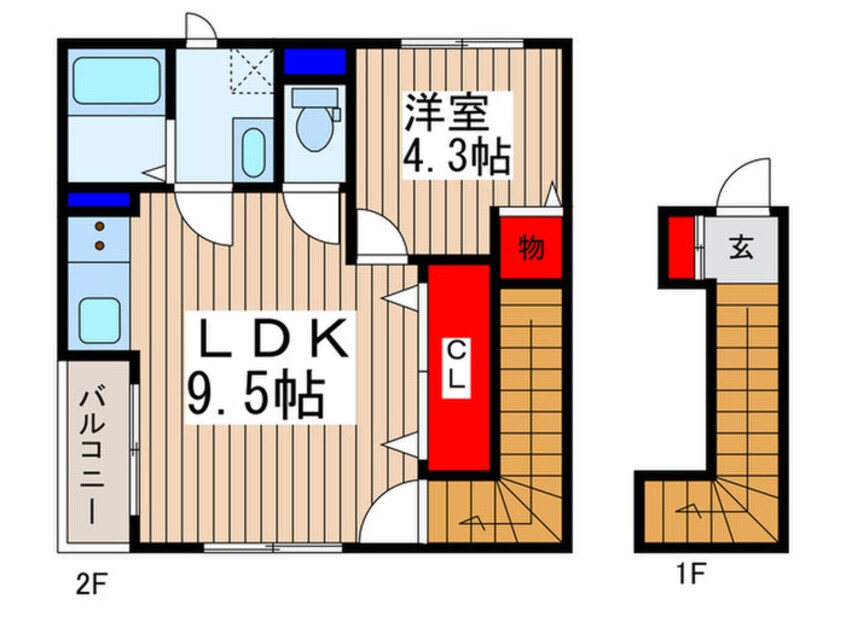 間取図 ゼアーズⅡ