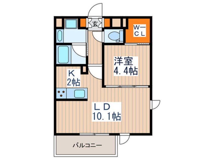 間取図 プラウドフラット中野